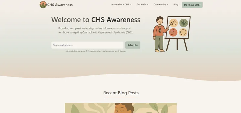 Screenshot of CHS-Awareness.com