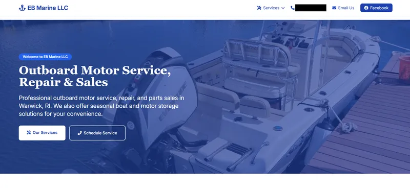 Screenshot of EB Marine LLC